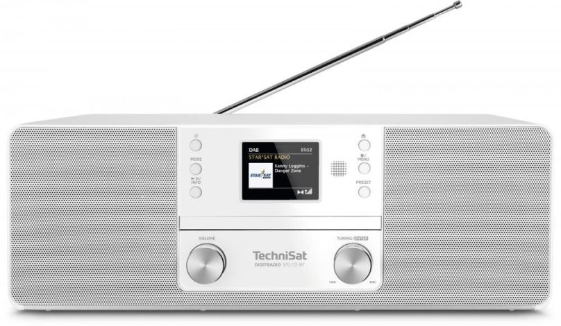Rádio TechniSat DIGITRADIO 370 CD BT bílá
