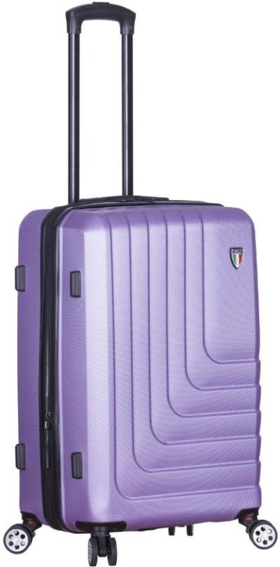 Cestovní kufr TUCCI T-0128/3 S ABS - fialová
