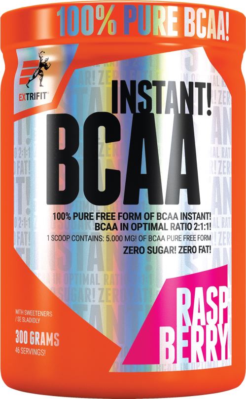 Aminokyseliny Extrifit BCAA Instant 300 g raspberry