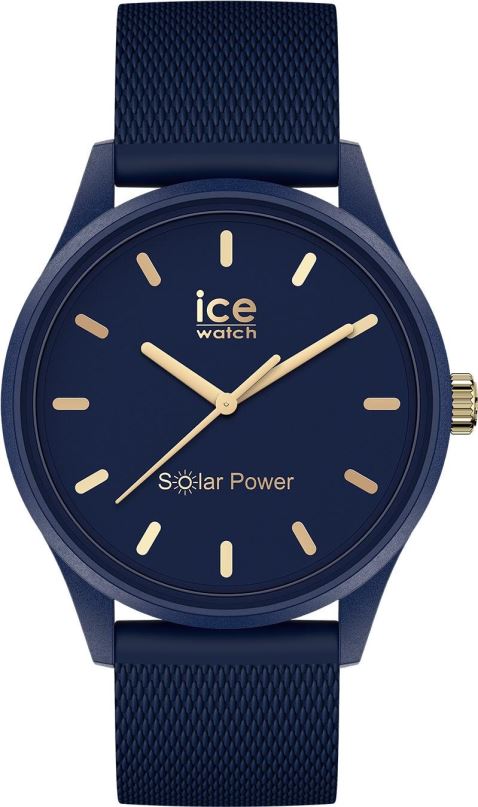 Hodinky Ice Watch solar power navy gold 018744