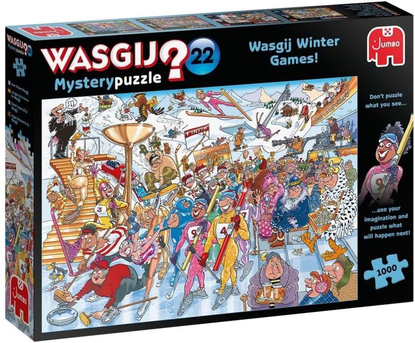 Puzzle Jumbo Puzzle WASGIJ Mystery 22: Zimní Wasgij hry! 1000 dílků