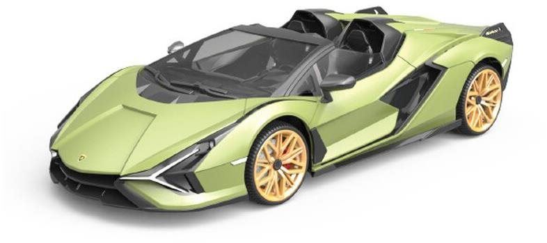 RC auto RE.EL Toys RC auto Lamborghini Sian 1:12 zelená metalíza, proporcionální RTR LED 2,4GHz