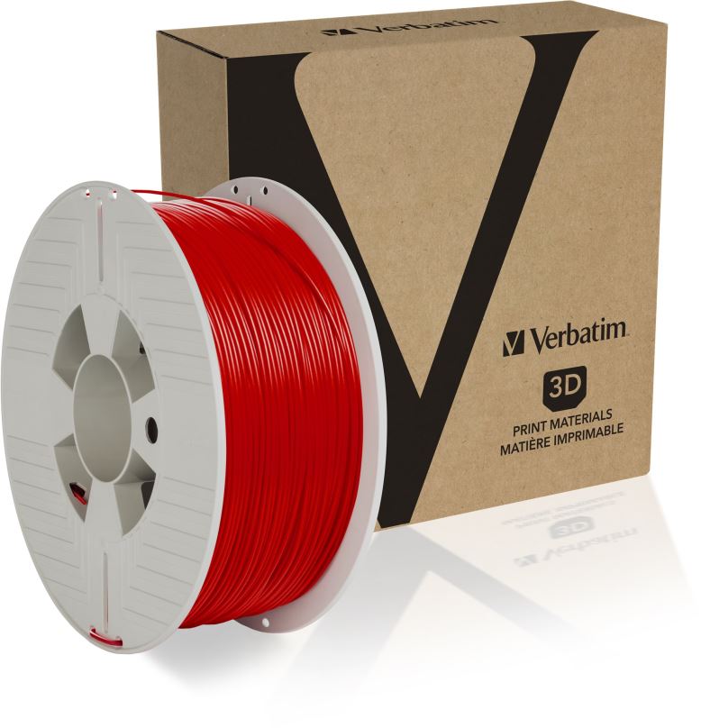 Filament Verbatim PLA 1.75mm 1kg červená