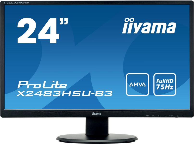 LCD monitor 24" iiyama Prolite X2483HSU-B3