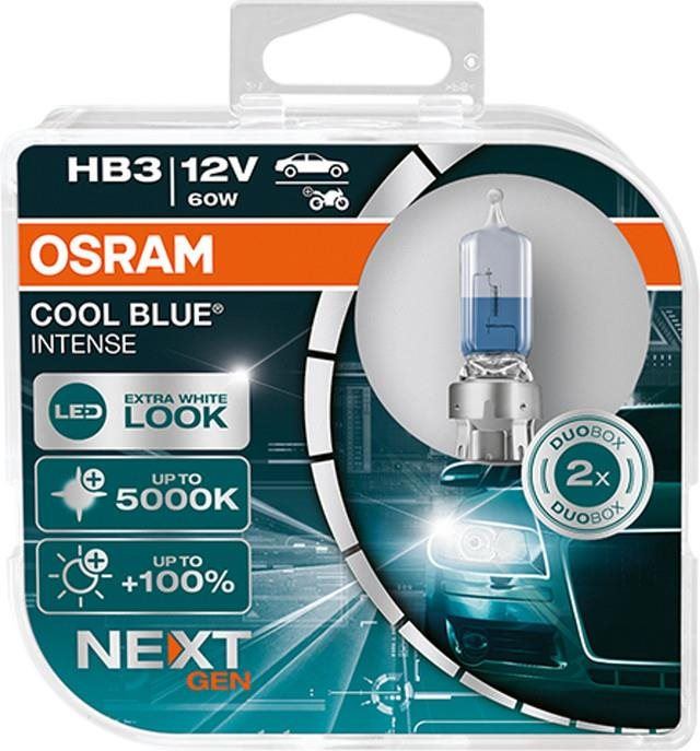 Autožárovka OSRAM HB3 Cool Blue Intense Next Generation, 12V, 60W, P20d, Duobox