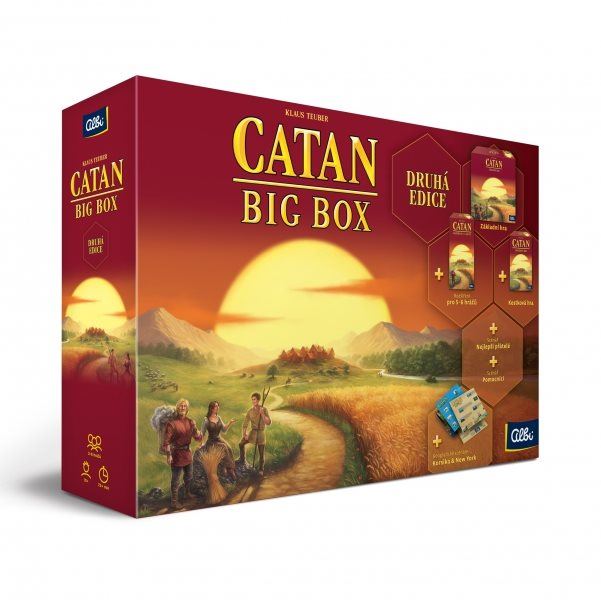 Společenská hra Catan - Big Box - druhá edice