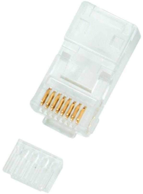 Konektor 10-pack,Datacom RJ45, CAT6, UTP, 8p8c, nestíněný, skládaný, na drát