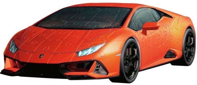 3D puzzle Ravensburger Puzzle 115716 Lamborghini Huracán Evo Oranžové 108 Dílků