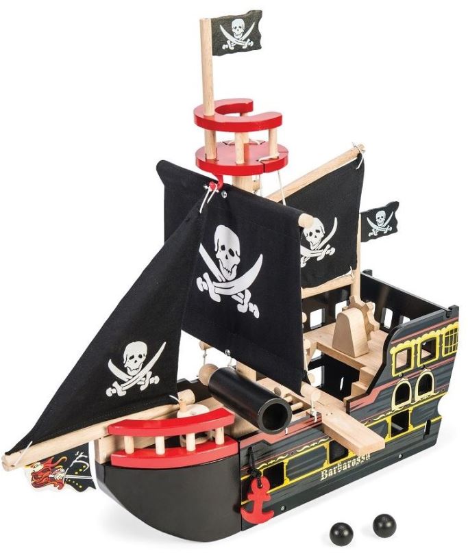 Loď Le Toy Van Pirátská loď Barbarossa