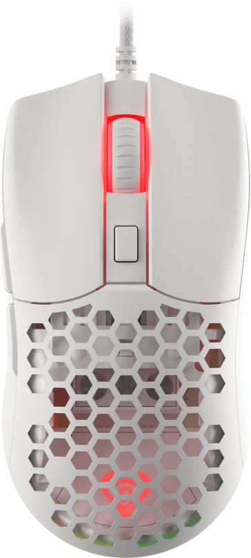 Herní myš Genesis KRYPTON 750 RGB, SW, bílá