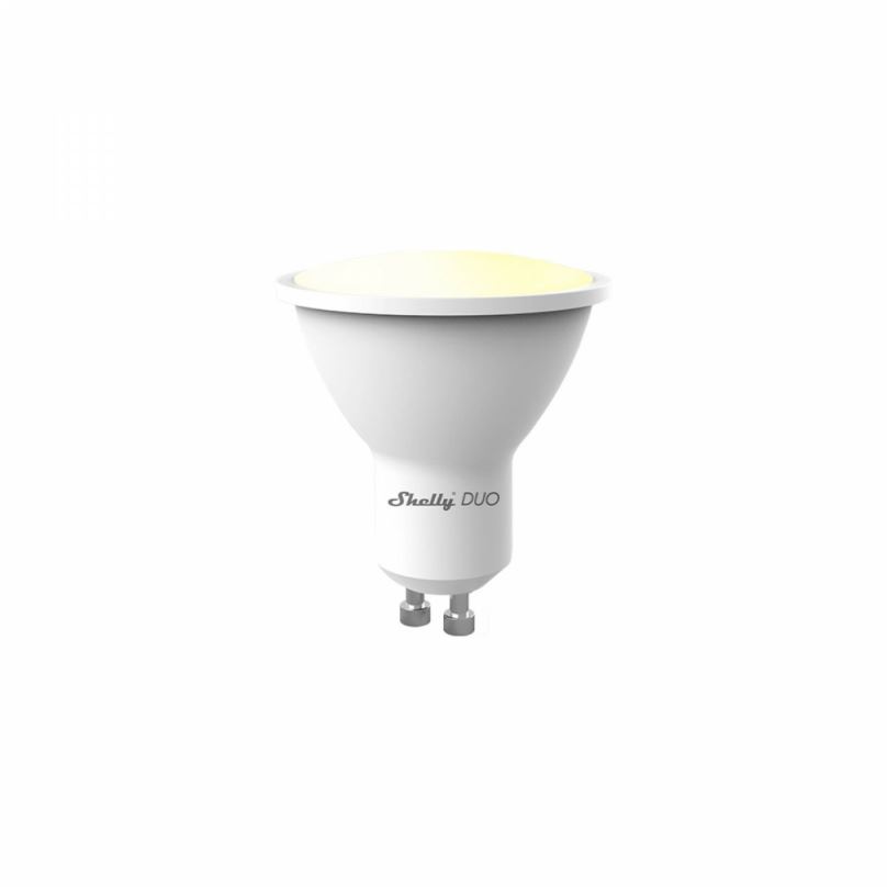 LED žárovka Shelly DUO G10, stmívatelná žárovka 475 lm, závit GU10, nastavitelná teplota bílé, WiFi