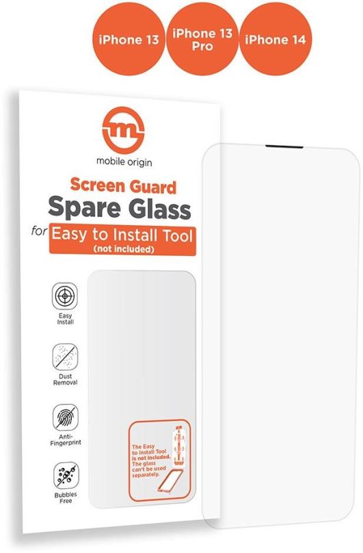 Ochranné sklo Mobile Origin Orange Screen Guard Spare Glass iPhone 14/13 Pro/13