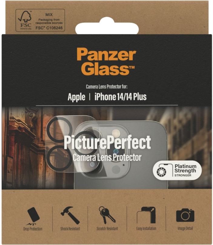 Ochranné sklo na objektiv PanzerGlass Camera Protector Apple iPhone 14/14 Plus