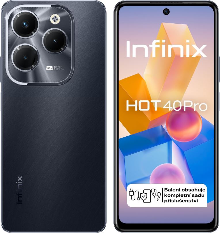 Mobilní telefon Infinix Hot 40 Pro 8GB/256GB černý