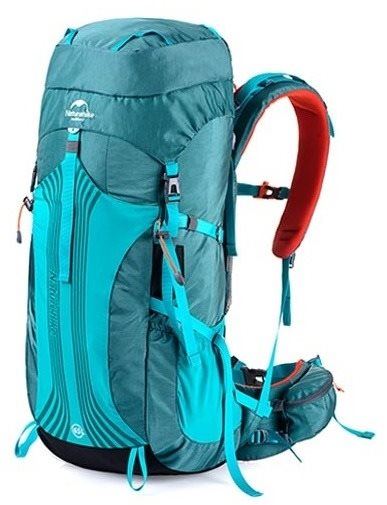 Turistický batoh Naturehike trekový batoh Hiking 55+5l modrý