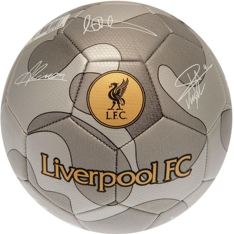 Fotbalový míč Fan-shop Liverpool FC Camo s podpisy