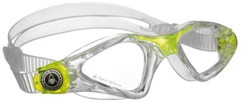Plavecké brýle Aquasphere Kayenne, transparentní/lime, čirý zorník