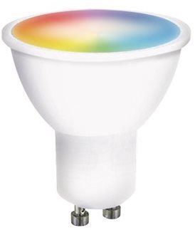 LED žárovka Solight LED SMART WIFI žárovka, GU10, 5W, RGB, 400lm