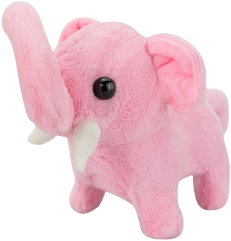 Interaktivní hračka Vergionic 7147 Interaktivní slon chodící růžový