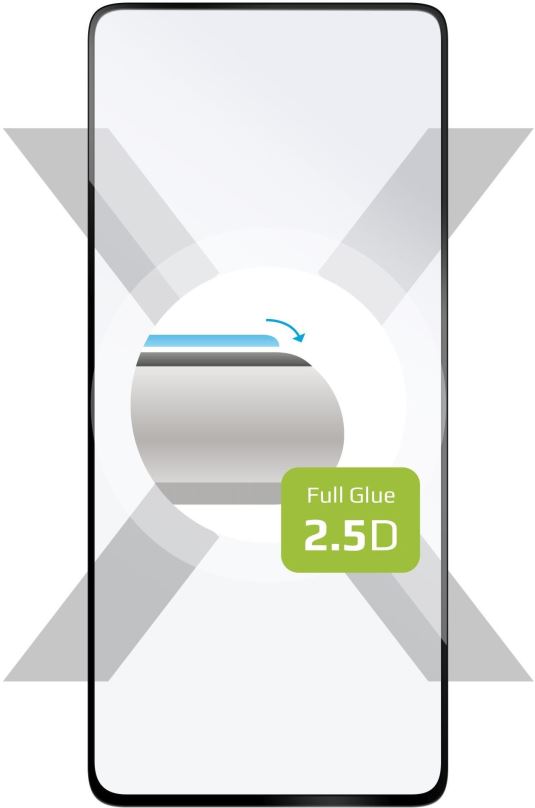 Ochranné sklo FIXED FullGlue-Cover pro Xiaomi Redmi Note 9 Pro/9 Pro Max/Note 9S černé