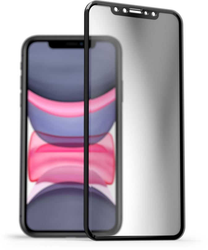 Ochranné sklo AlzaGuard 3D Elite Privacy Glass Protector pro iPhone 11 / XR