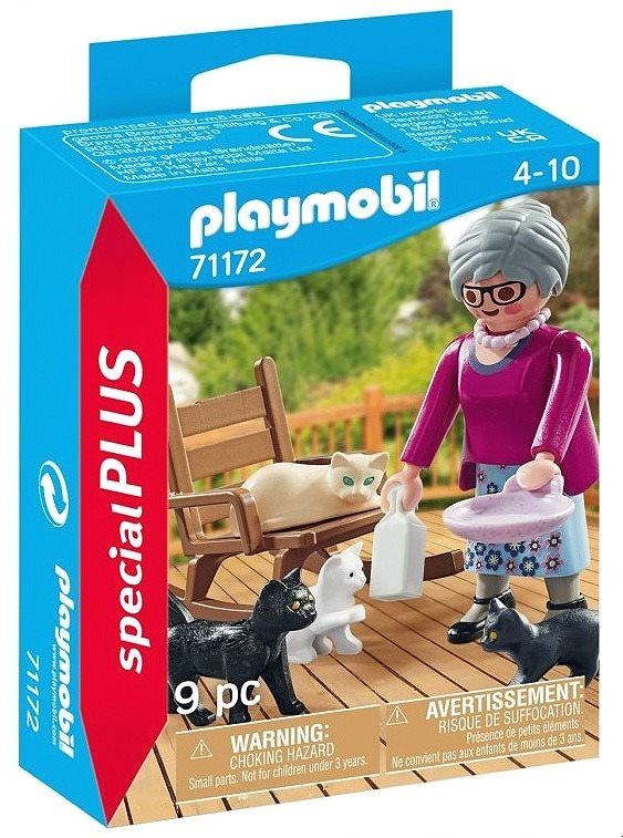 Stavebnice Playmobil 71172 Babička s kočkami