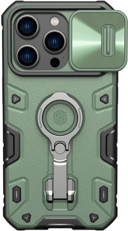 Kryt na mobil Nillkin CamShield Armor PRO Zadní Kryt pro Apple iPhone 14 Pro Dark Green