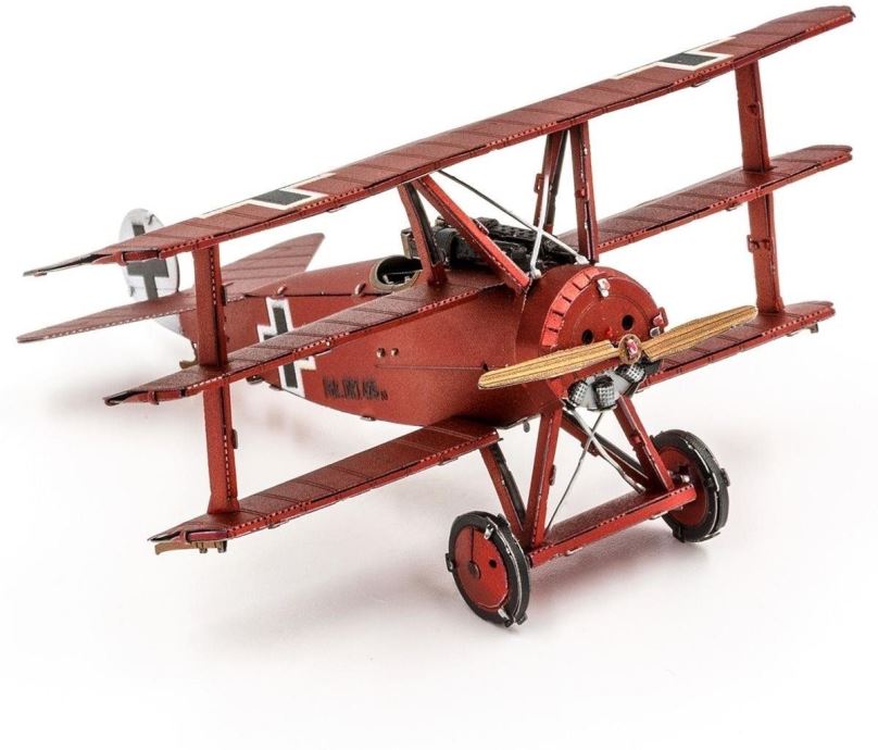 Kovový model Metal Earth Triplane Fokker