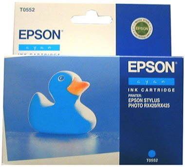 Cartridge Epson T0552 azurová
