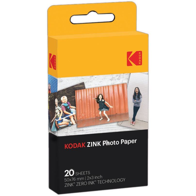 Fotopapír Kodak ZINK ZERO INK 20