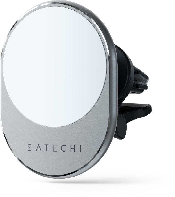 Nabíječka do auta Satechi Magnetic Wireless Car Charger - Silver