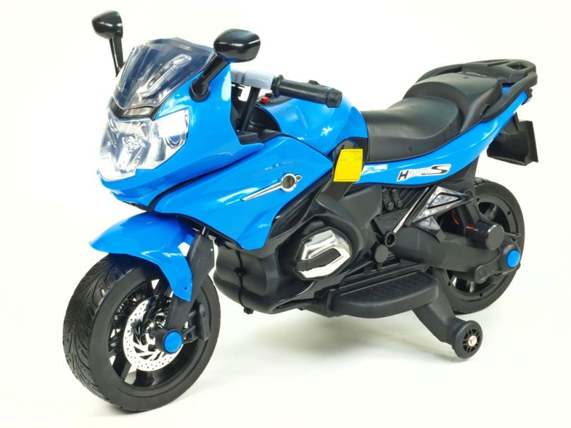 Elektrická motorka silniční pro děti, modrá