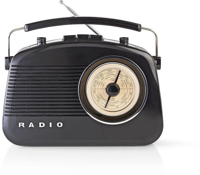 Rádio Nedis RDFM5000BK