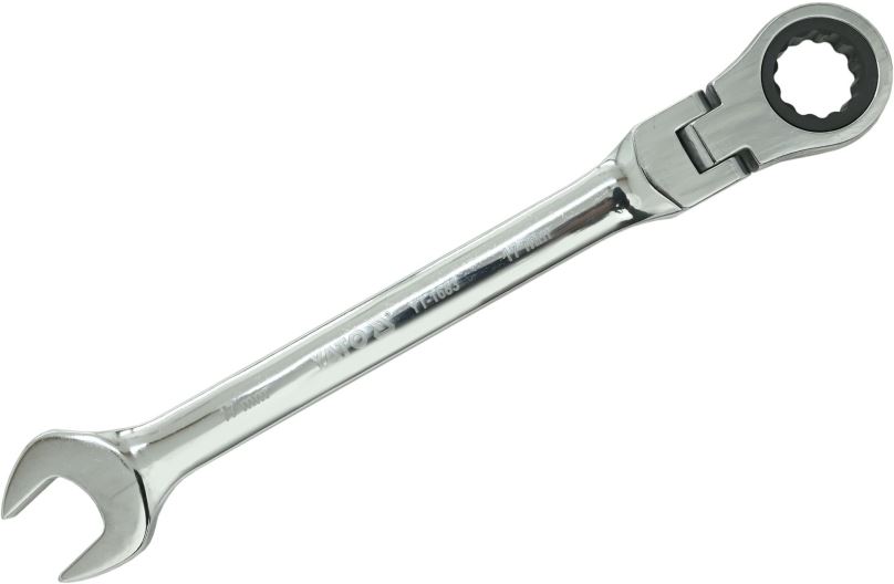Očkoplochý klíč Yato Klíč očkoplochý ráčnový 17 mm s kloubem