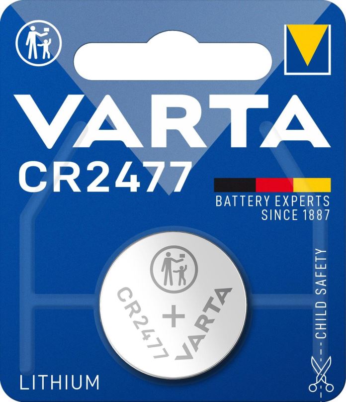 Knoflíková baterie VARTA speciální lithiová baterie CR2477 1ks