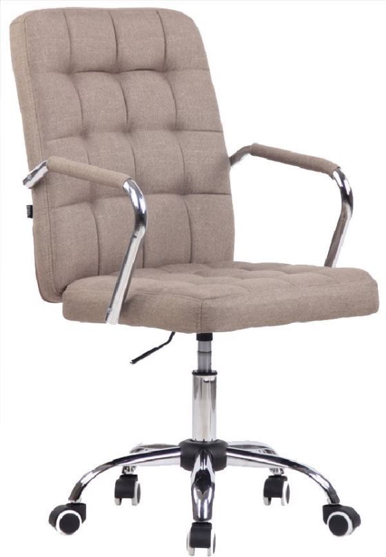 Kancelářská židle BHM GERMANY Terni, textil, taupe