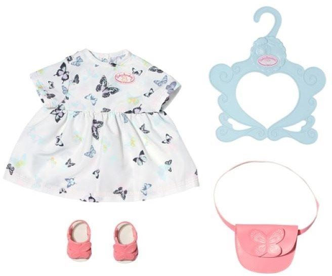 Oblečení pro panenky Baby Annabell Šatičky s motýlky Deluxe, 43 cm