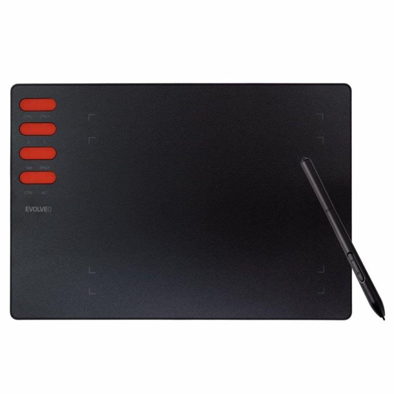 Grafický tablet EVOLVEO Grafico T8, grafický tablet s osmi klávesami