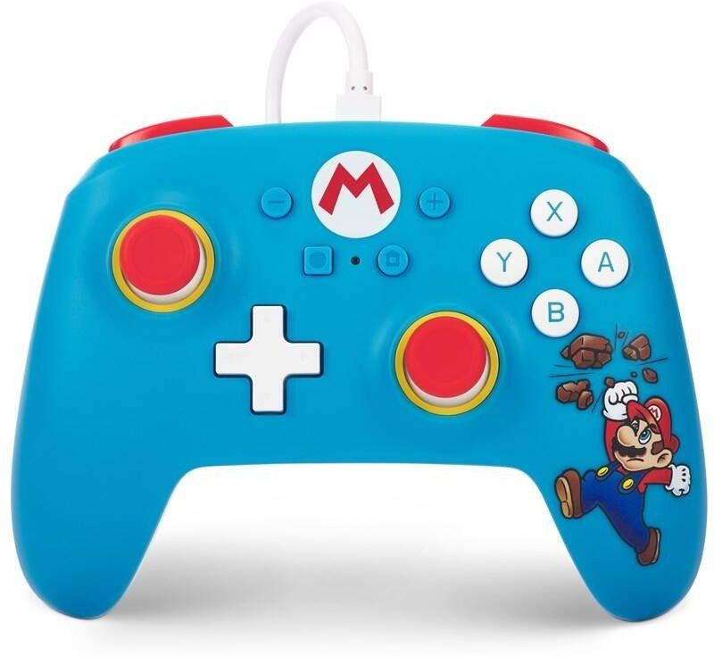 Gamepad PowerA Wired Controller - Nintendo Switch - Brick Breaker Mario
