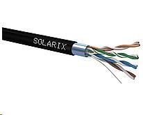 Instalační kabel Solarix venkovní UTP, Cat5E, drát (SXKD-5E-UTP-PE), metráž 1m