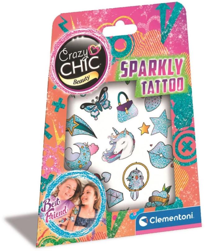 Dočasné tetování Clementoni Tetovačky SPARKLY TATTOO