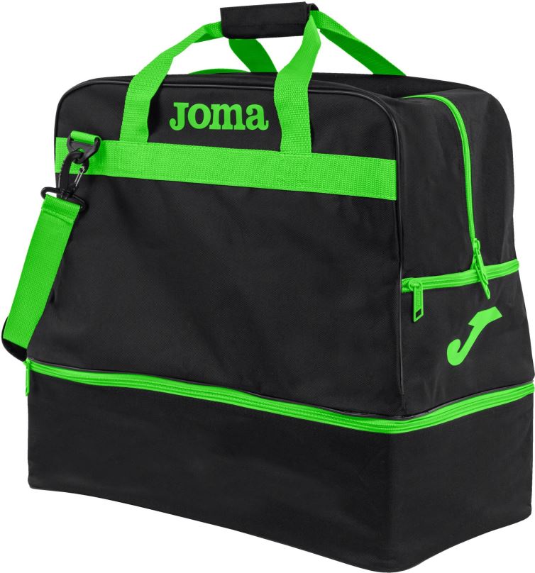 Sportovní taška Joma Trainning III black-fluor green - L