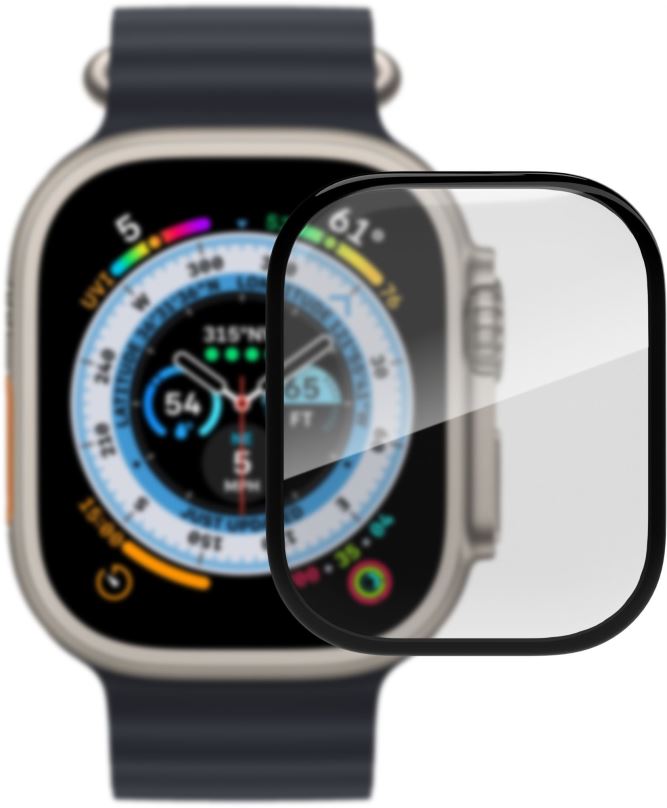 Ochranné sklo AlzaGuard 2.5D FullCover Glass Protector pro Apple Watch Ultra