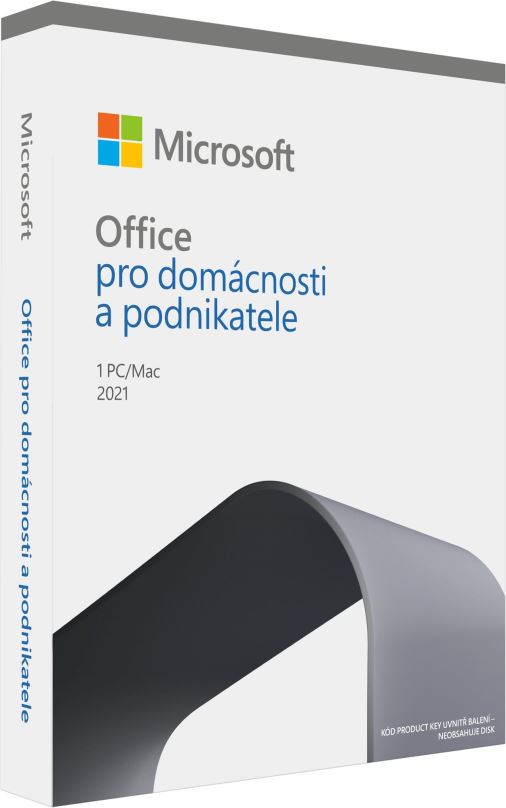 Kancelářský software Microsoft Office 2021 pro domácnosti a podnikatele CZ (BOX), nová licence