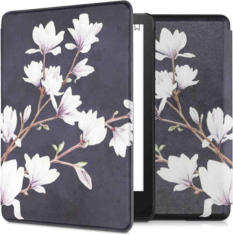 Pouzdro na čtečku knih KW Mobile - Magnolias - KW5625601 - Pouzdro pro Amazon Kindle Paperwhite 5 (2021) - vícebarevné