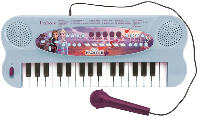 Hudební hračka Lexibook Frozen Elektrický klavír s mikrofonem (32 kláves)