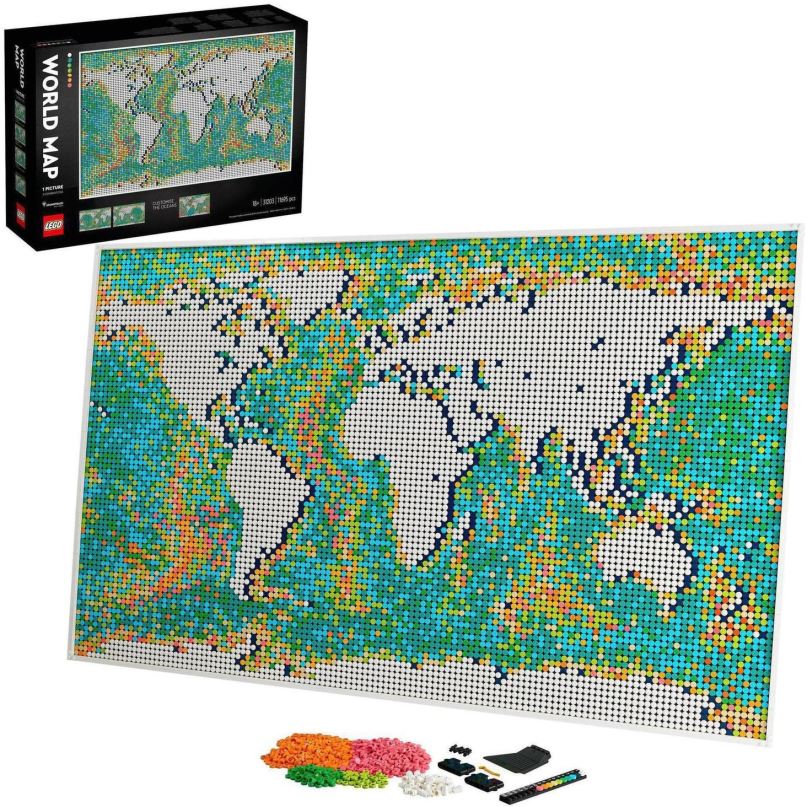 LEGO stavebnice LEGO® Art 31203 Mapa světa