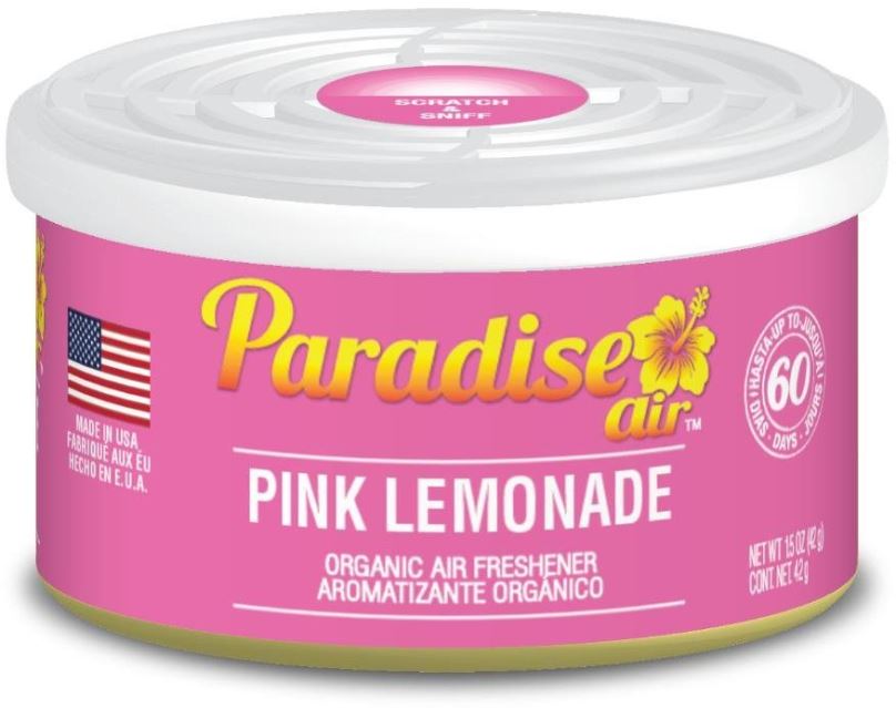 Osvěžovač vzduchu Paradise Air Organic Air Freshener 42 g vůně Pink Lemonade