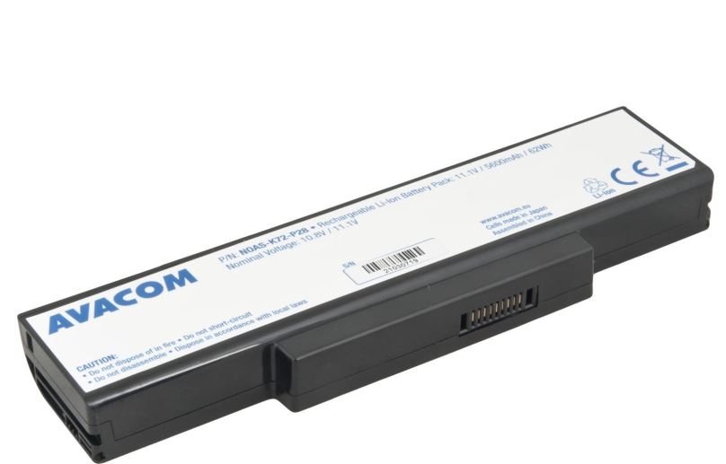 Baterie pro notebook AVACOM pro Asus A72/K72/N71/N73/X77 Li-Ion 11,1V 5600mAh