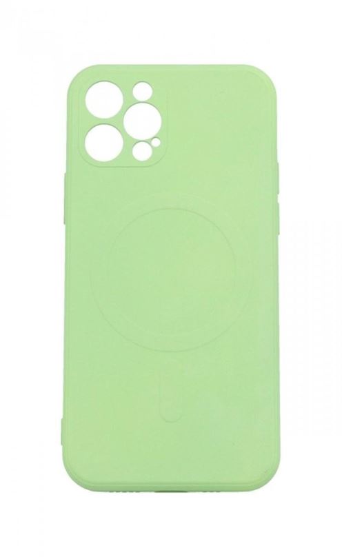 Kryt na mobil TopQ Kryt iPhone 12 Pro s MagSafe zelený 85008